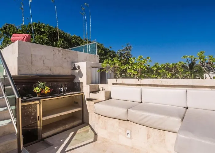 Zazil Ha Playa Del Carmen -9 Bedrooms For 20 Guests Villa